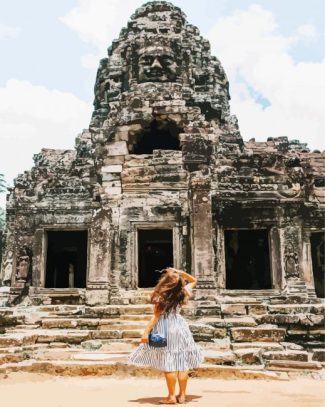 Angkor Wat Cambodia diamond painting