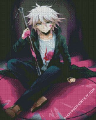 Anime Boy Nagito Komaeda diamond painting