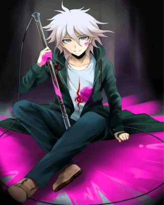 Anime Boy Nagito Komaeda diamond painting