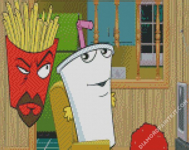 Aqua Teen Hunger Force Characters diamond painting