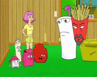 Aqua Teen Characters diamond painting