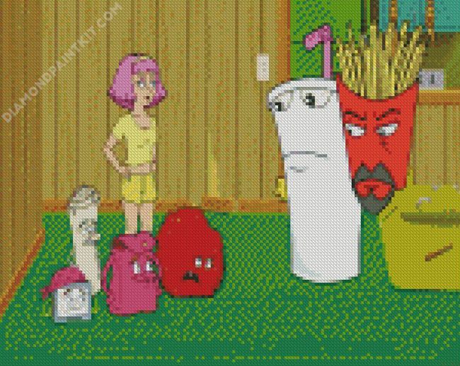 Aqua Teen Characters diamond painting