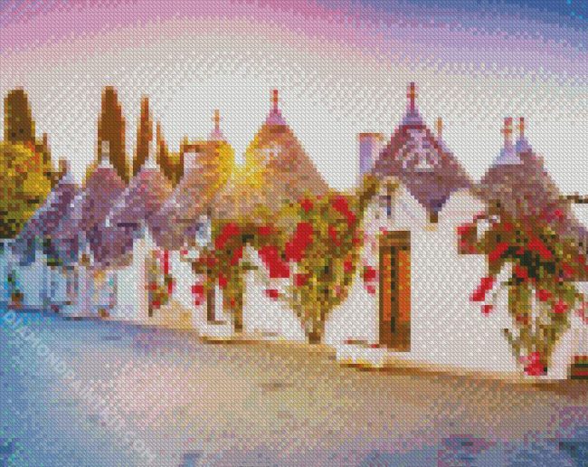 Arbelobello Town diamond painting