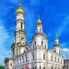 Assumption Cathedral Kharkiv diamond painting