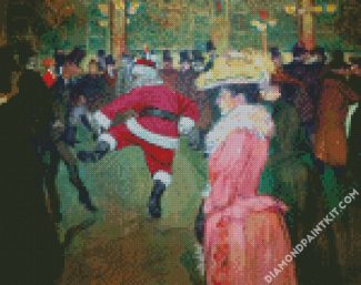 At The Moulin Rouge The Dance Tolouse Lautrec diamond painting