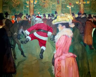 At The Moulin Rouge The Dance Tolouse Lautrec diamond painting