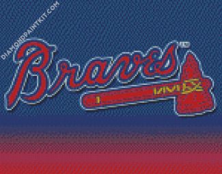 Atlanta Braves Logo diamond painting