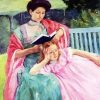 Auguste Reading To Her Daughter diamond painting