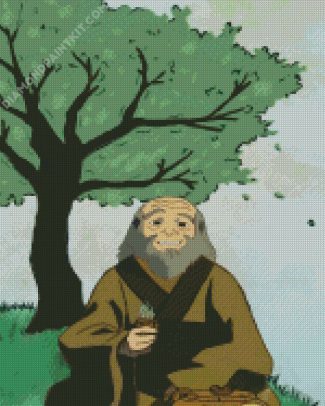 Avatar Iroh diamond painting