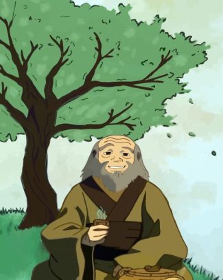 Avatar Iroh diamond painting