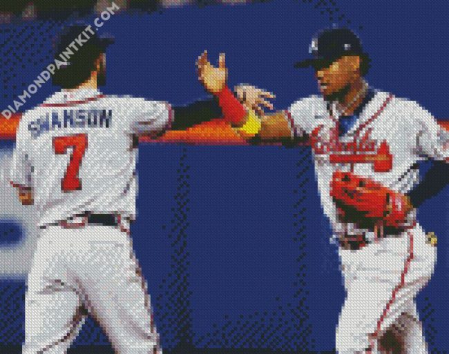 Baseball Players Atlanta Braves diamond painting