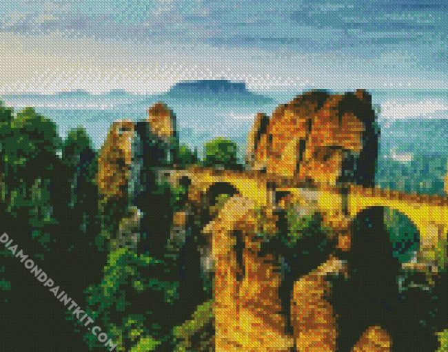 Bastei Dresden diamond painting