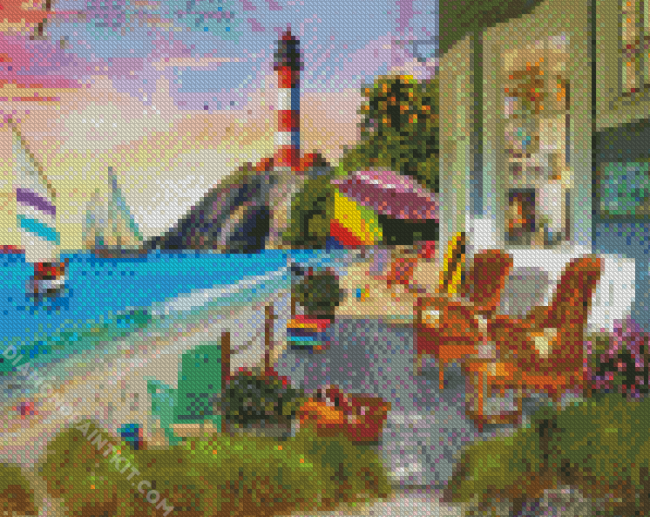 Beach Vacation diamond painting