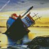 Beach Shipwreck diamond painting