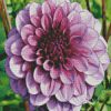 Beautiful Purple Dahlia diamond painting