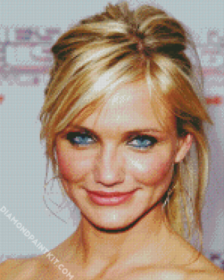 Actress Cameron Diaz diamond painting