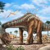 Big Diplodocus Dinosaur diamond painting