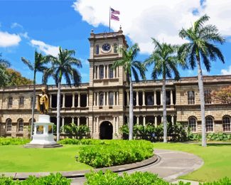 Bishop Museum Oahu Hawaii diamond painting