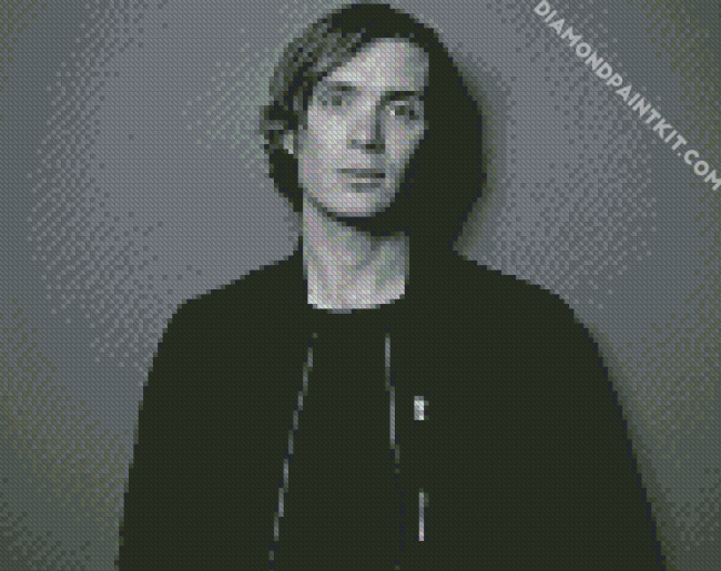 Blach And White Cillian Murphy diamond painting