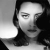 Black And White Aubrey Plaza diamond painting