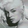 Black And White Diana Dors diamond painting