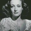 Black And White Joan Crawford diamond painting