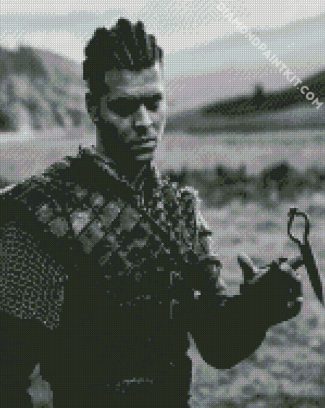 Black And White Ivar The Boneless diamond painting