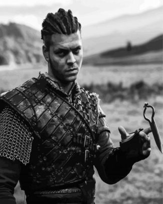 Black And White Ivar The Boneless diamond painting