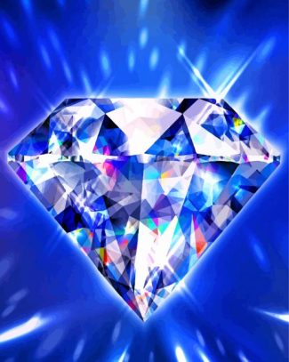 Blue Diamond diamond painting