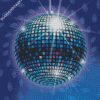 Blue Disco Ball diamond painting