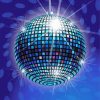 Blue Disco Ball diamond painting