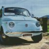 Blue Vintage Fiat diamond painting