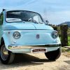 Blue Vintage Fiat diamond painting