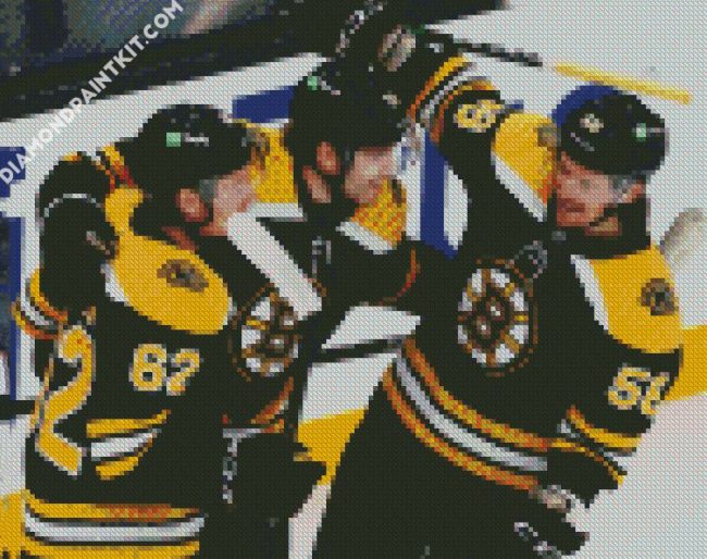 Boston Bruins Players diamond painting