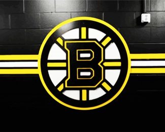 Boston Bruins Logo diamond painting