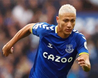 Brazilian Soccer Player Richarlison Everton diamond painting