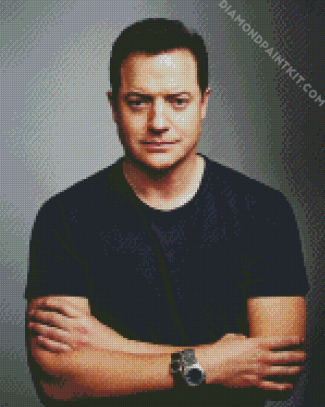 Brendan Fraser American Actor diamond painting