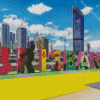 Brisbane City diamond painting