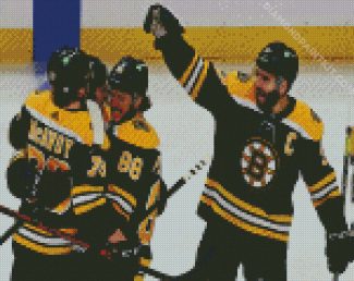 Bruins Players diamond painting