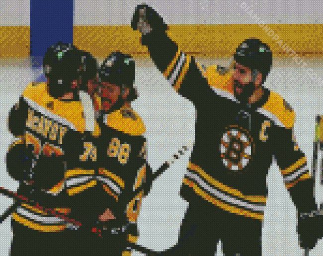 Bruins Players diamond painting