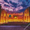 Bukhara Kalan Mosque At Sunset diamond painting