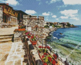 Bulgaria Sozopol Town diamond painting