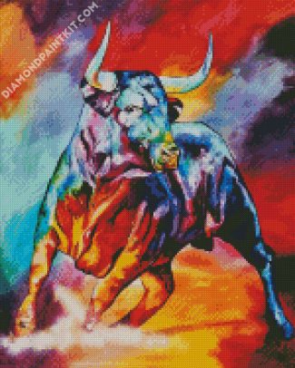 Bull Art diamond painting