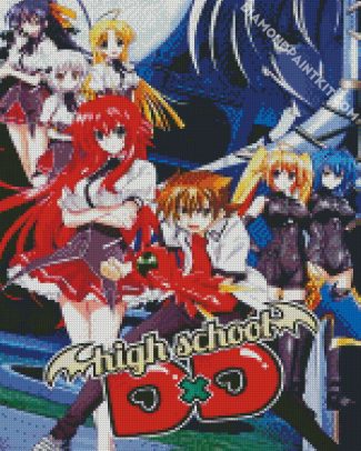 High School DxD Poster diamond painting