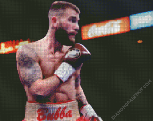 Caleb Plant Boxer diamond painting