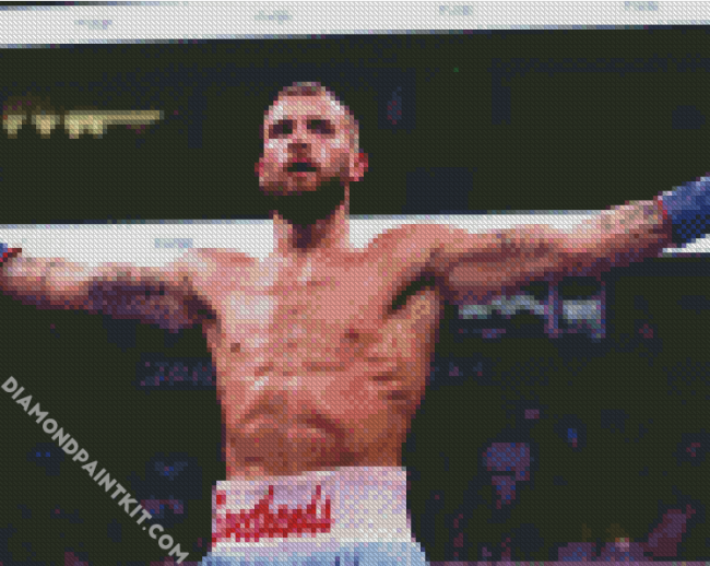 Caleb Plant diamond painting