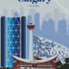 Calgary City Poster diamond painting