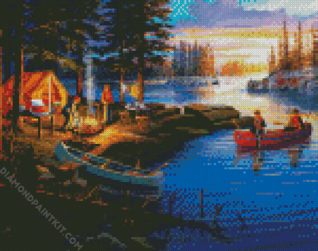 Campfire Memories diamond painting