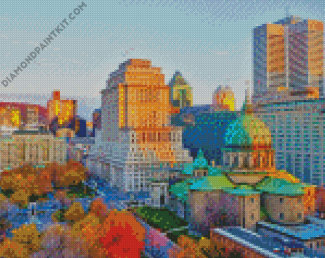 Canada Montreal City diamond painting