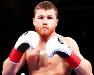 Canelo Alvarez Boxer diamond painting